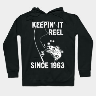 Keepin It Reel Since 1964 60th birthday born in 1964 Hoodie